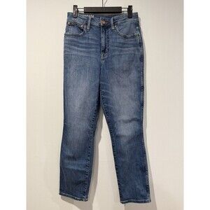 J Crew Vintage Slim Straight Jeans Womens 27" High Rise Stretch Travel Cotton